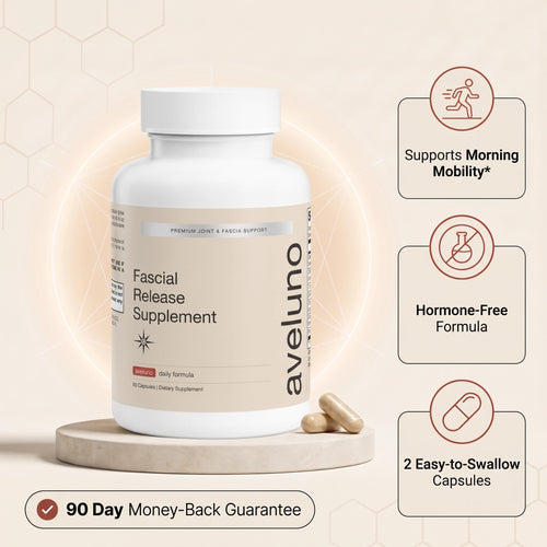 Aveluno Fascial Release bottle